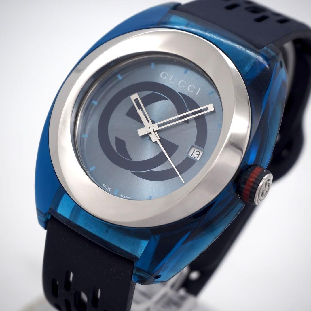 Gucci Sync 137.1 Blue Dial Mens Watch