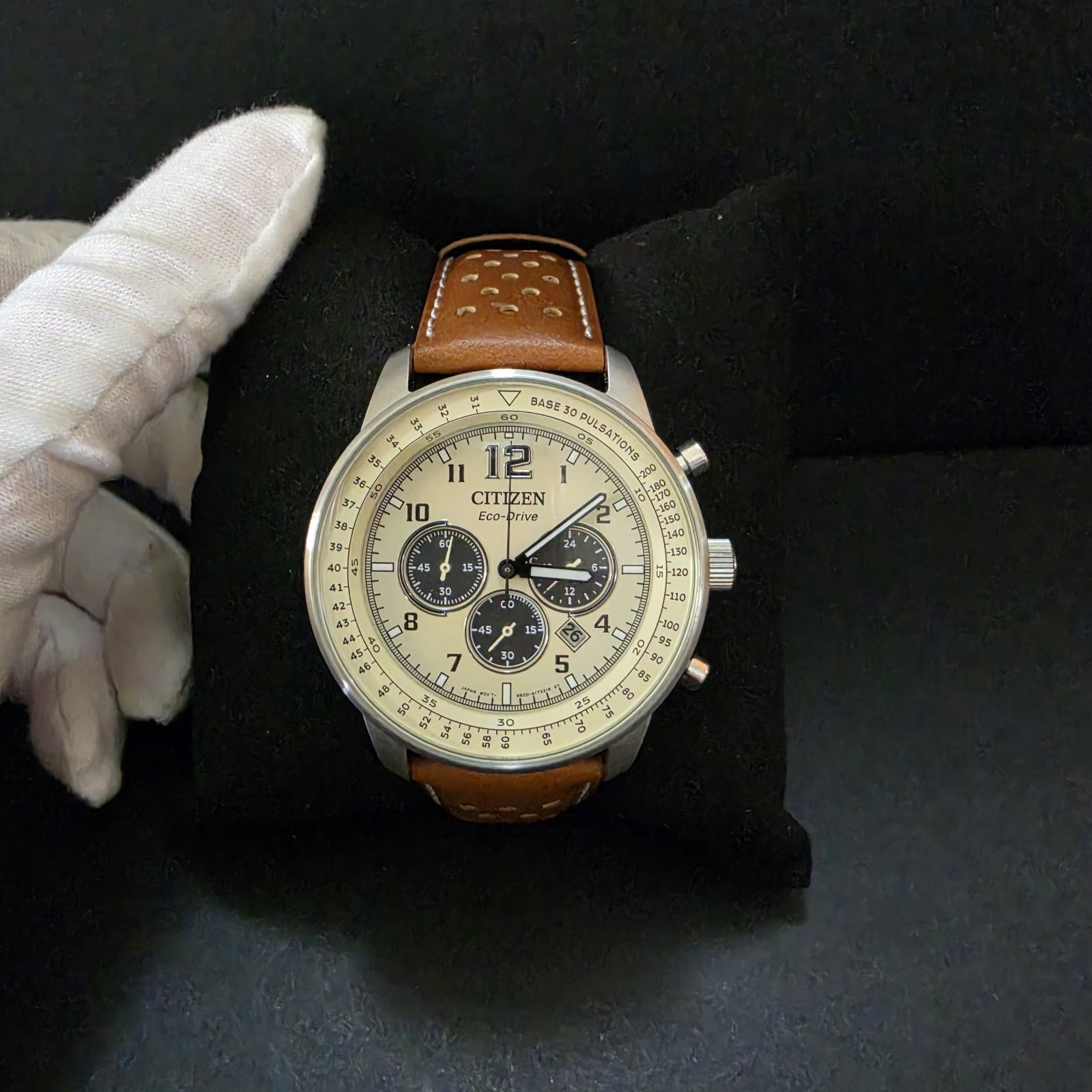 New Citizen Weekender Chronograph Eco-Drive 44mm Stainless Steel CA4500-08X