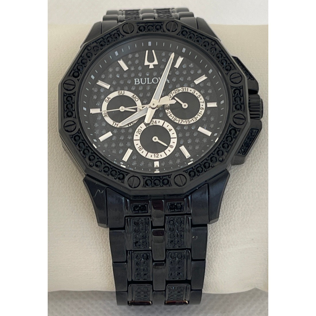 Bulova Octava Men’s Multifunction Crystal Quartz Watch 98C134