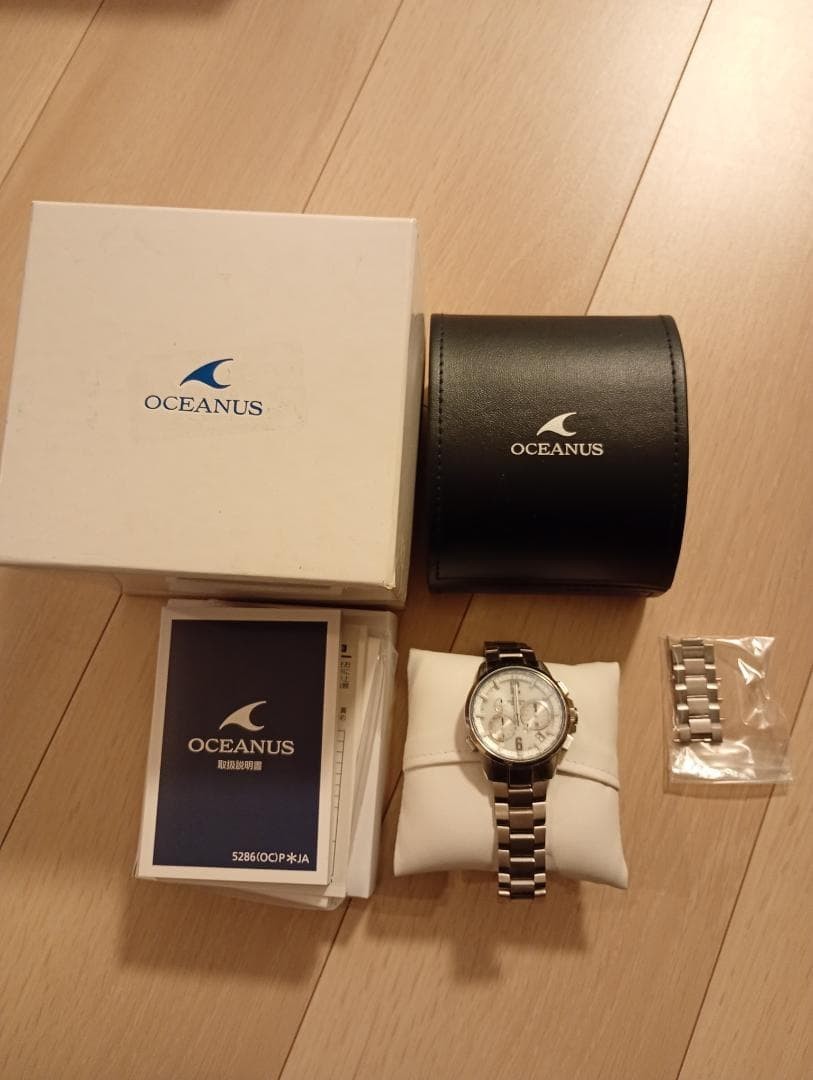 Casio OCW-T2000-7AJF Oceanus Watch Titanium 43mm White Japan Wristwatch JP
