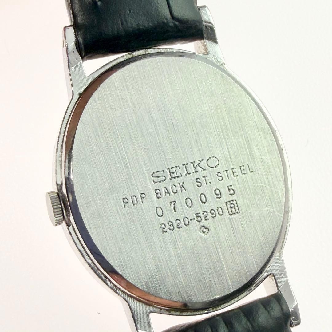 [New Battery] Seiko Silver Dial 3D Indices Wristwatch, Manufactured in 2000