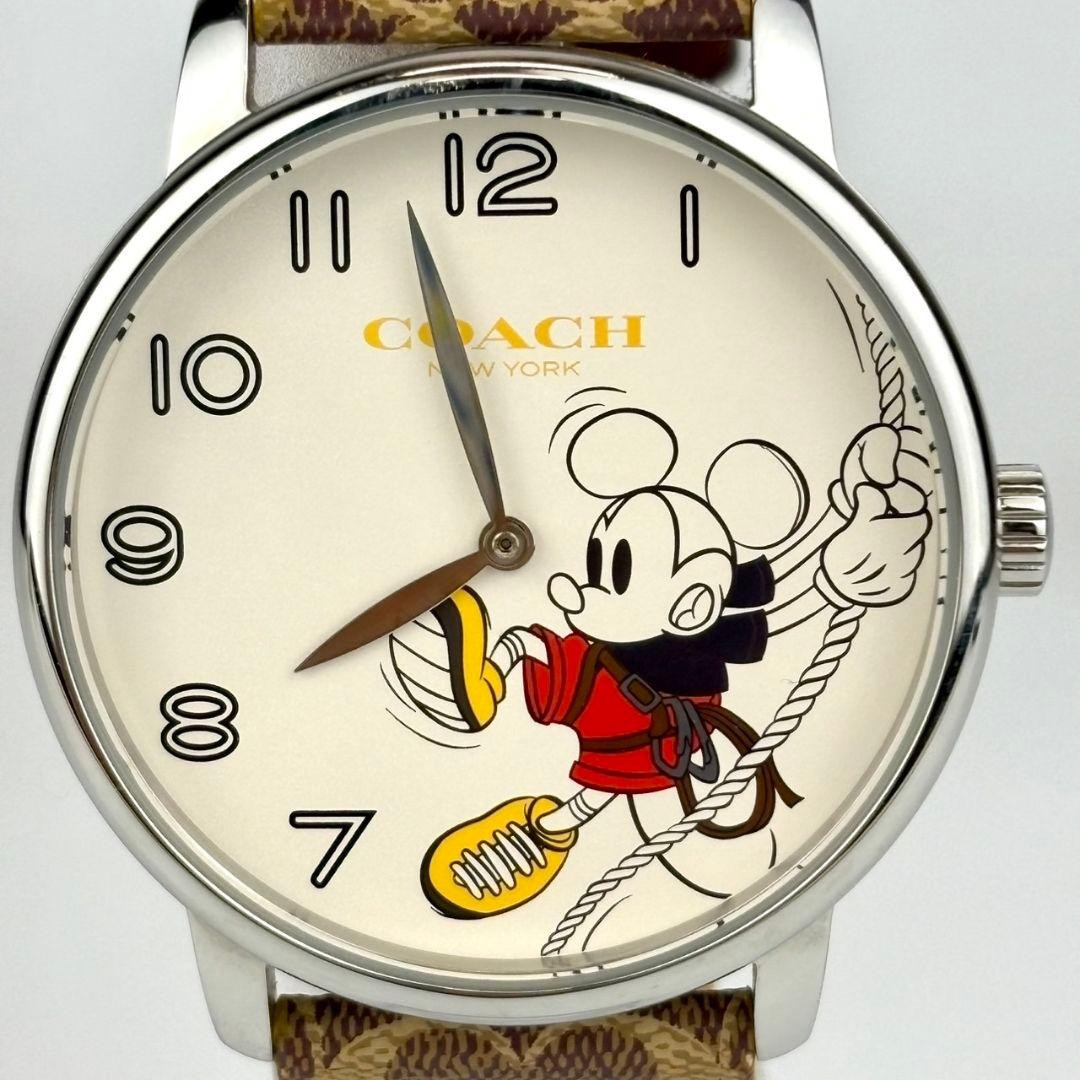 COACH Disney Mickey Mouse Collaboration wristwatch Japan limited casual design