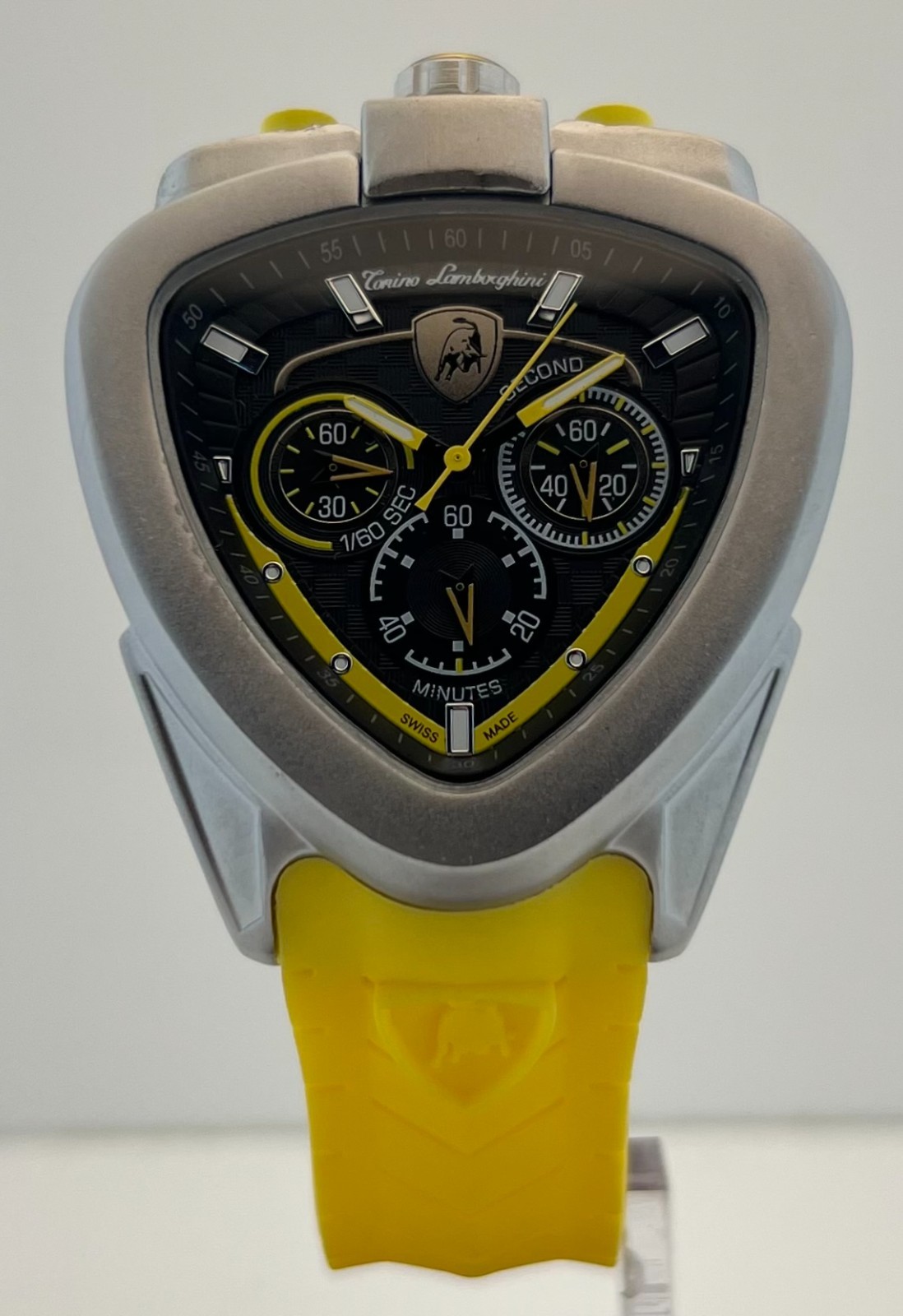 Men’s Tonino Lamborghini Spyder Chronograph Quartz Black Dial Working Wristwatch