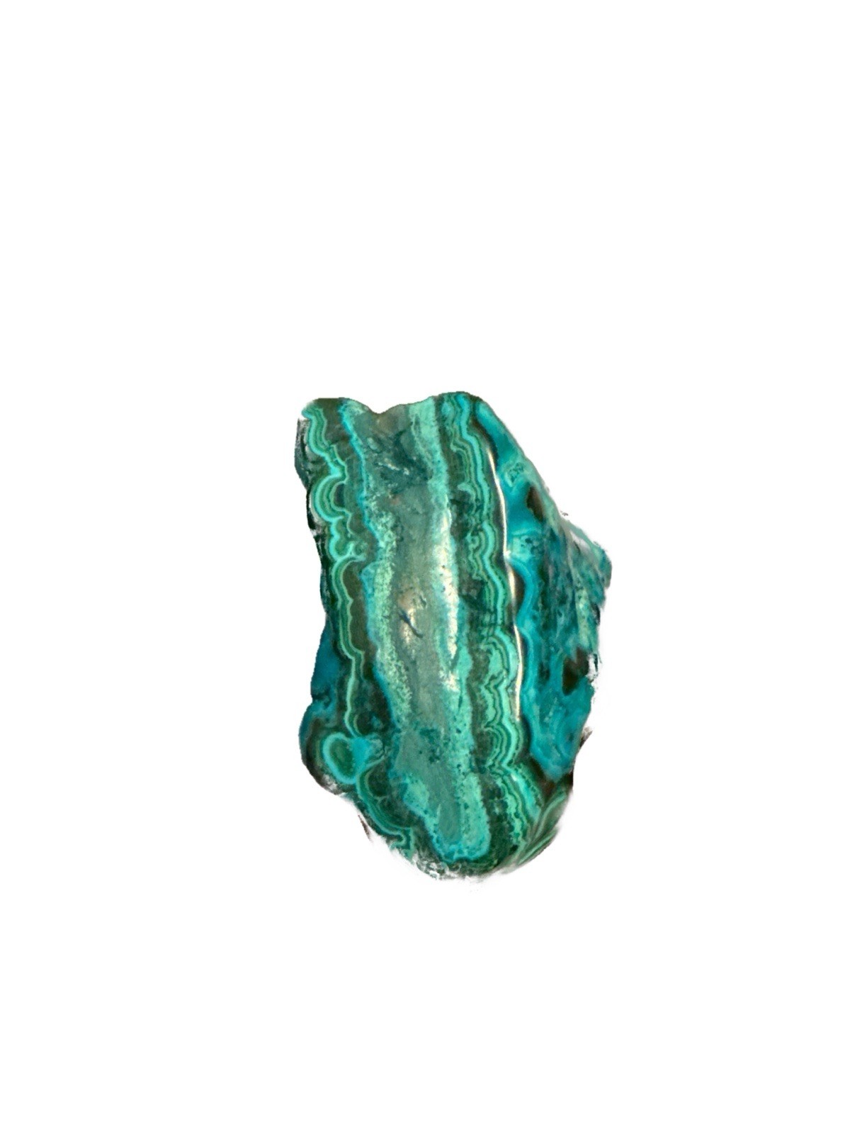 Artisan Stone Watch Handmade from Malachite Chrysocolla | One of a Kind