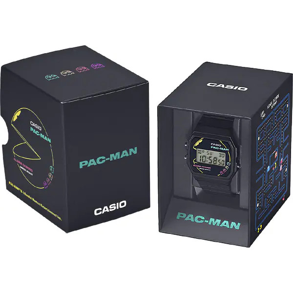CASIO CLASSIC Pac-Man Collaboration Model with Biomass Plastic Band F-91WPC-1AJR