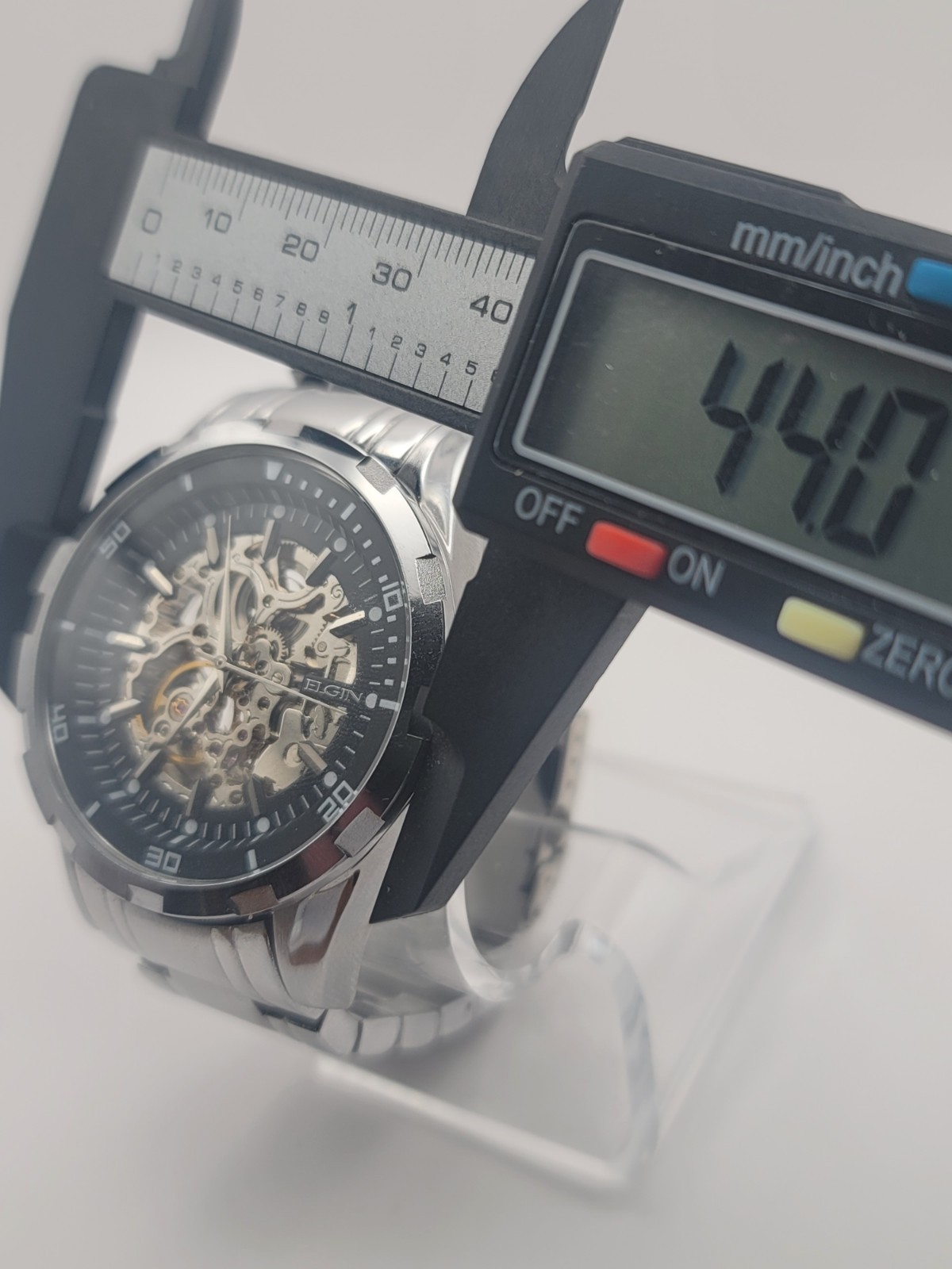 Elgin Skeleton Automatic Watch Men’s FG8030 TY2807 Movement Stainless Steel
