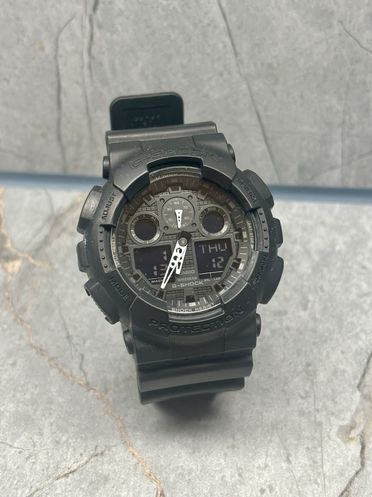 Casio G-SHOCK GA-100-1a1 5081 Millitary Black tactical Men’s watch New Battery