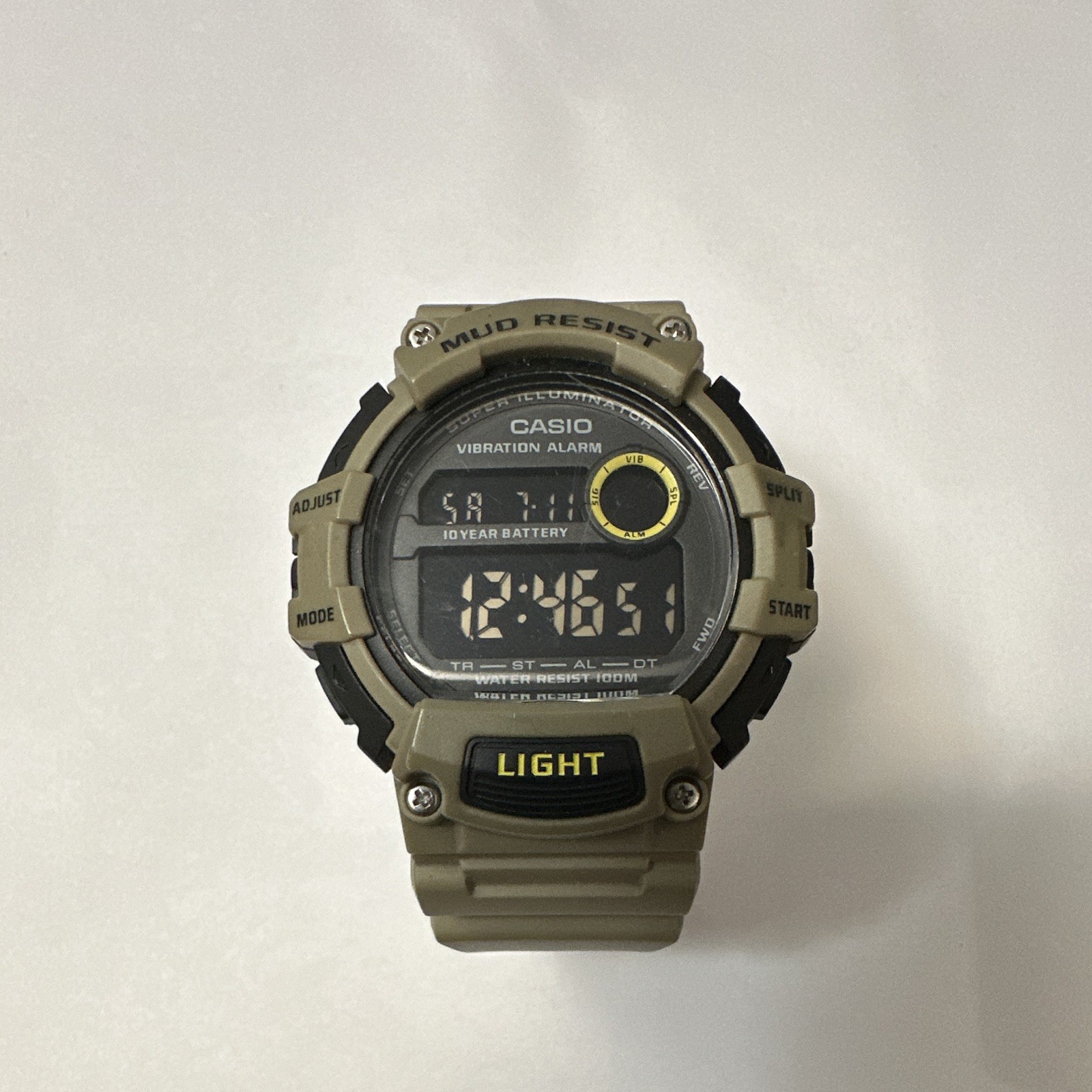 Casio Men’s Mud Resistant Watch with Resin Strap TRT-110H