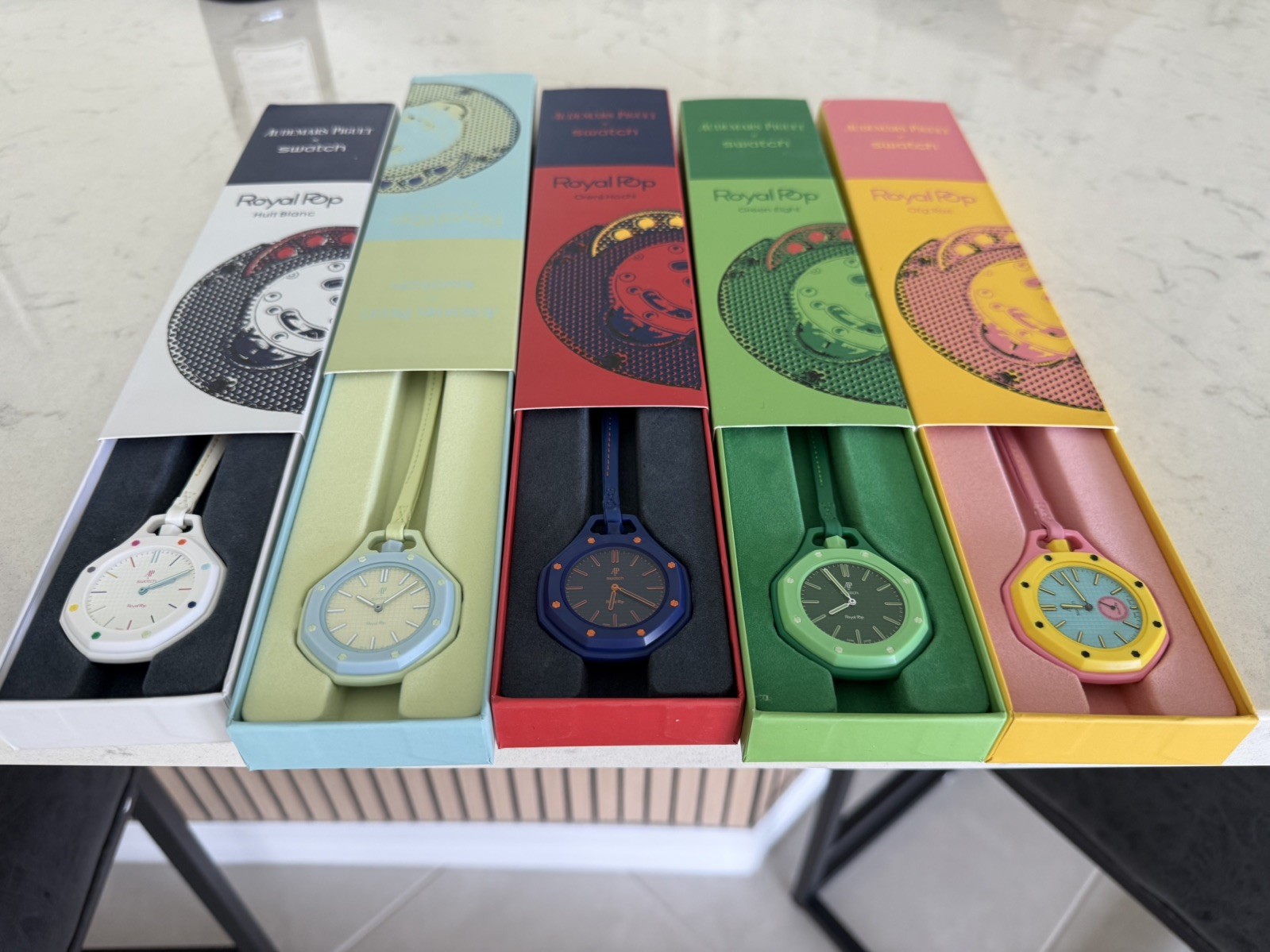 Royal Pop Swatch X AP Watch. Multi colors available
