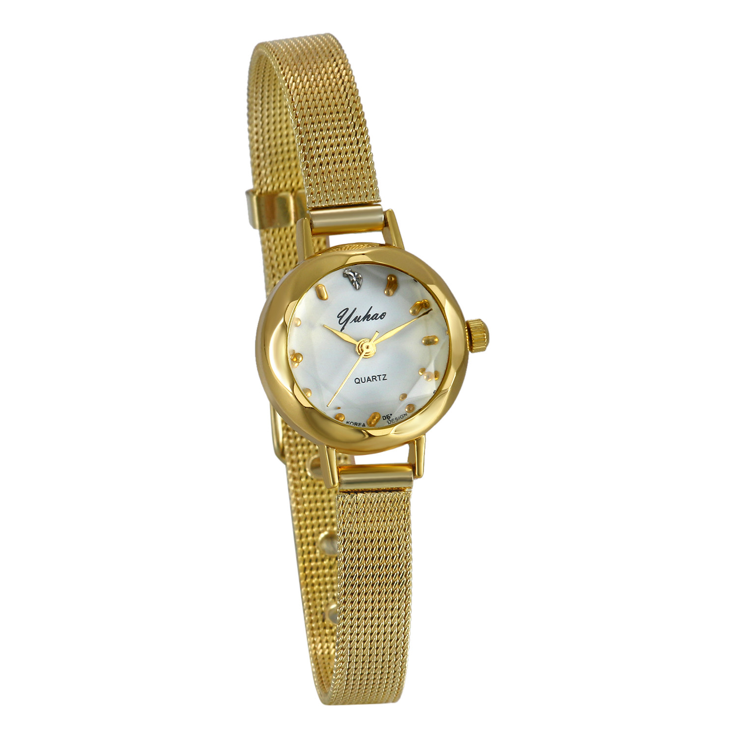 Women’s Ladies Simple Elegant Slim Mesh Band Bracelet Analog Quartz Wrist Watch