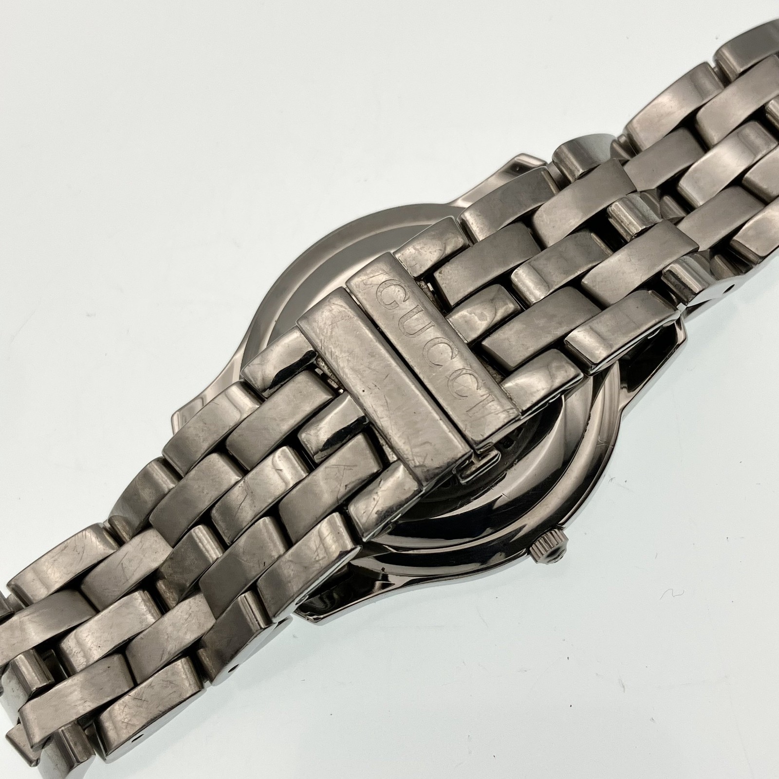 Gucci G-Class Date 5500M Quartz Silver Dial