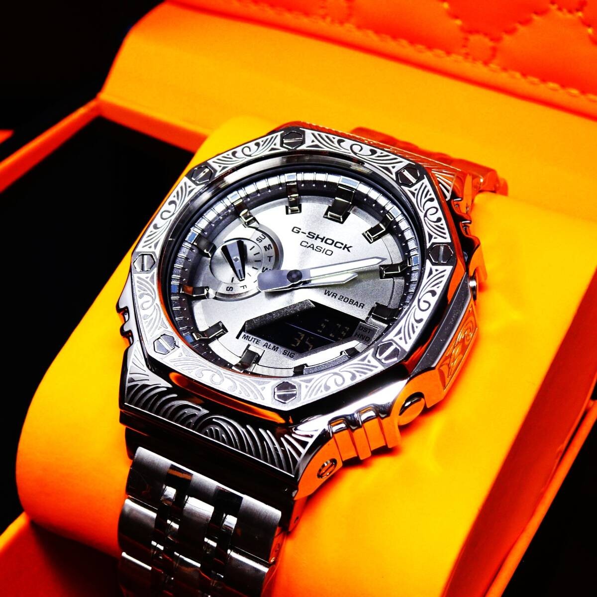 New〓MOD〓Custom watch〓Regular GA2100SB body included〓Aftermarket product