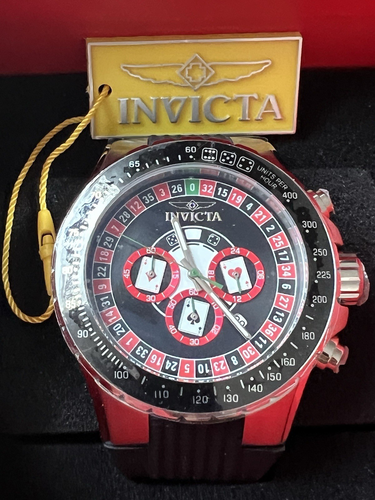49850 Invicta Aviator Monte Carlo 50mm Gold black Mens Roulette Watch