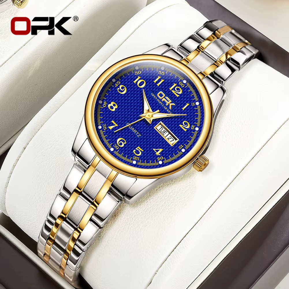 Women’s Quartz Watch Waterproof Stainless Steel Luxury Dress Wrist Watch 8110