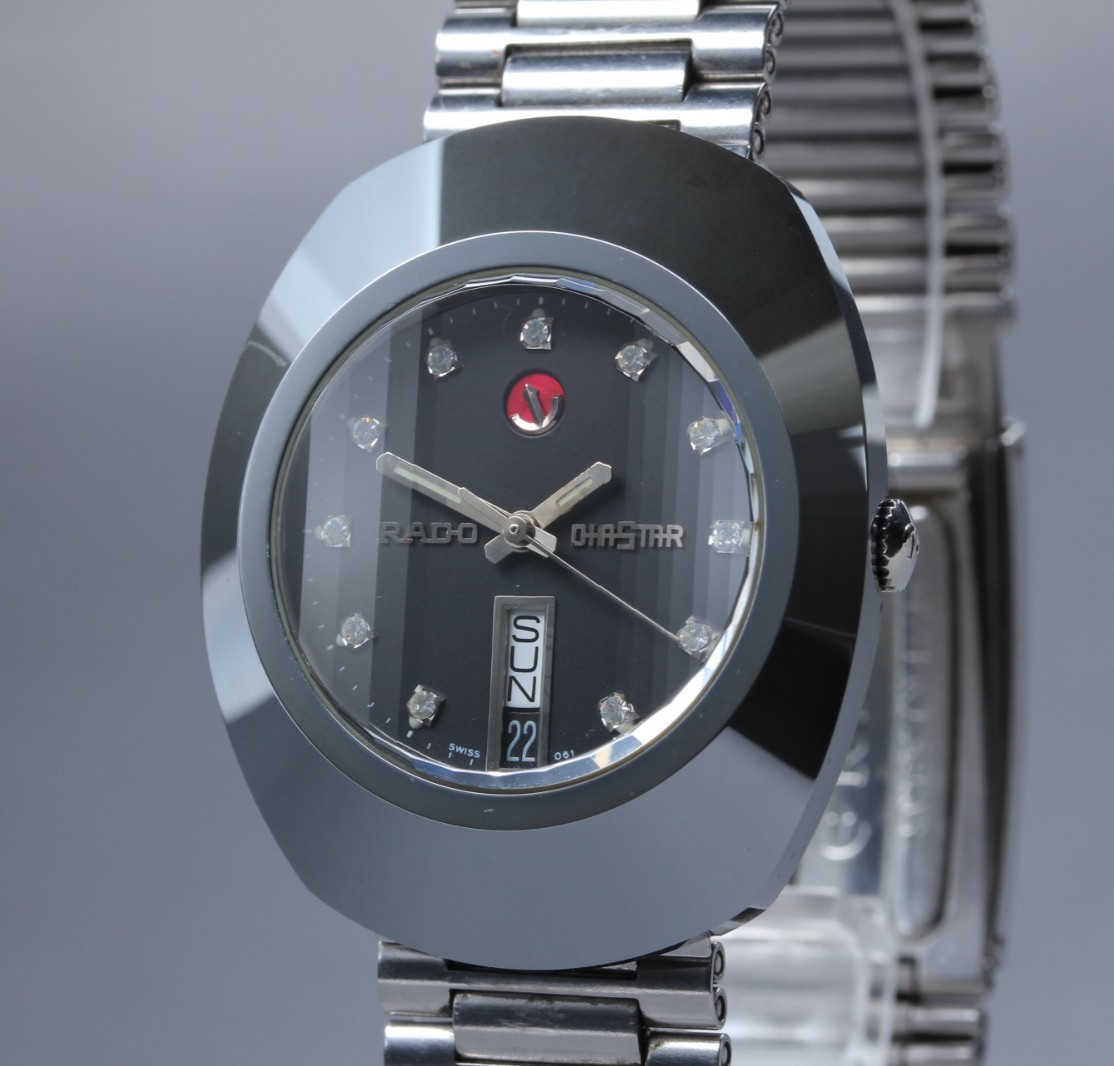 Vintage “N MINT” RADO DiaStar 636.0308.3 Automatic Men’s Watch From JAPAN #5860