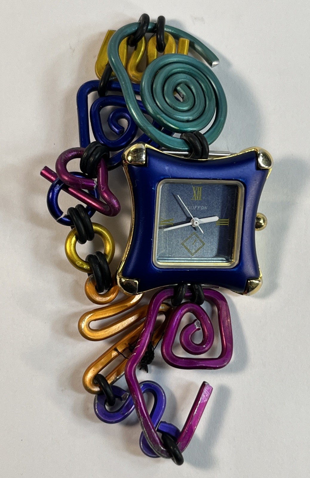 Eclat by Sylvi Harwin Watch in Pink/Purple/Blue/Green – Colorful Working Order