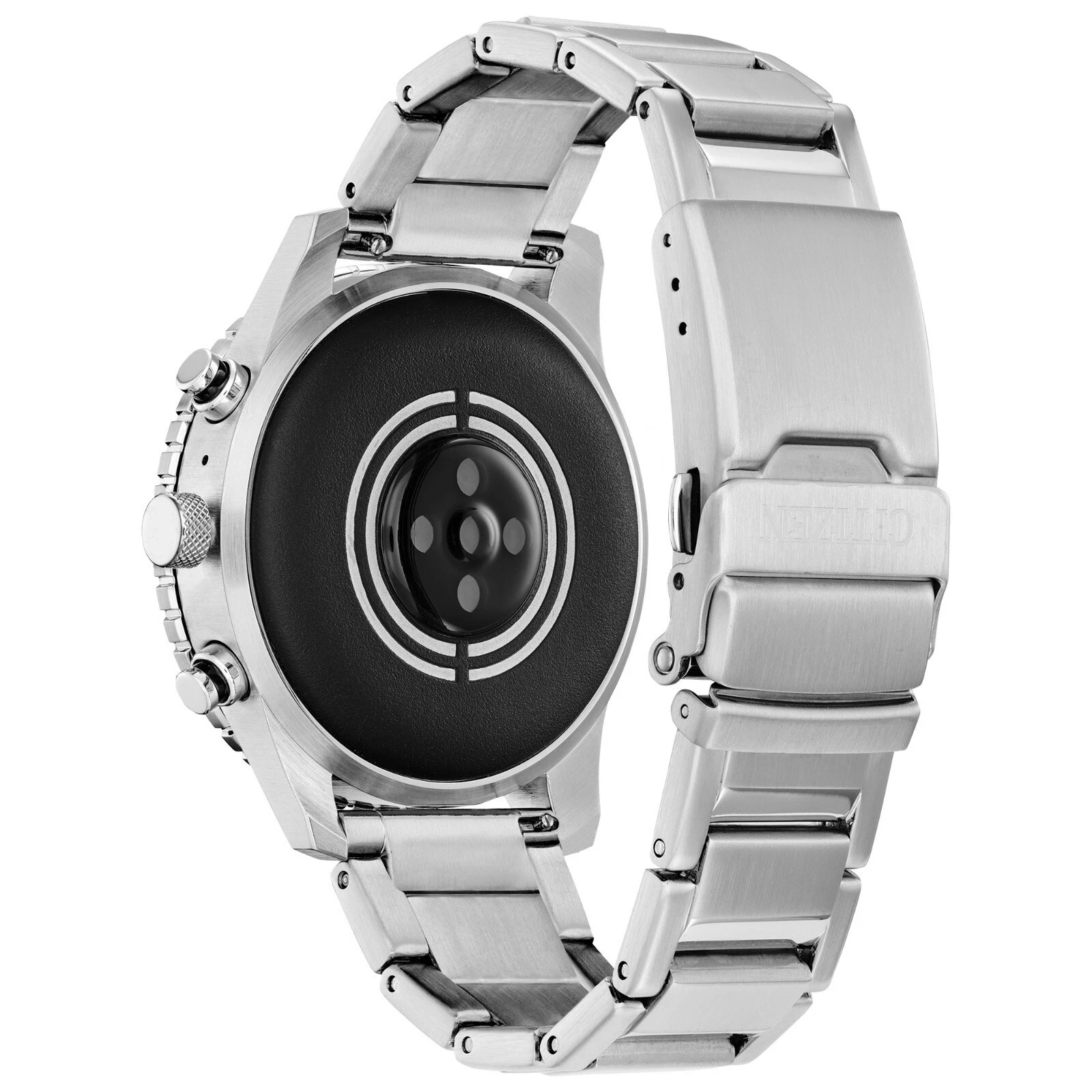 Citizen CZ Touchscreen Silver Stainless Steel Smart Watch 44MM MX1010-59X NEW