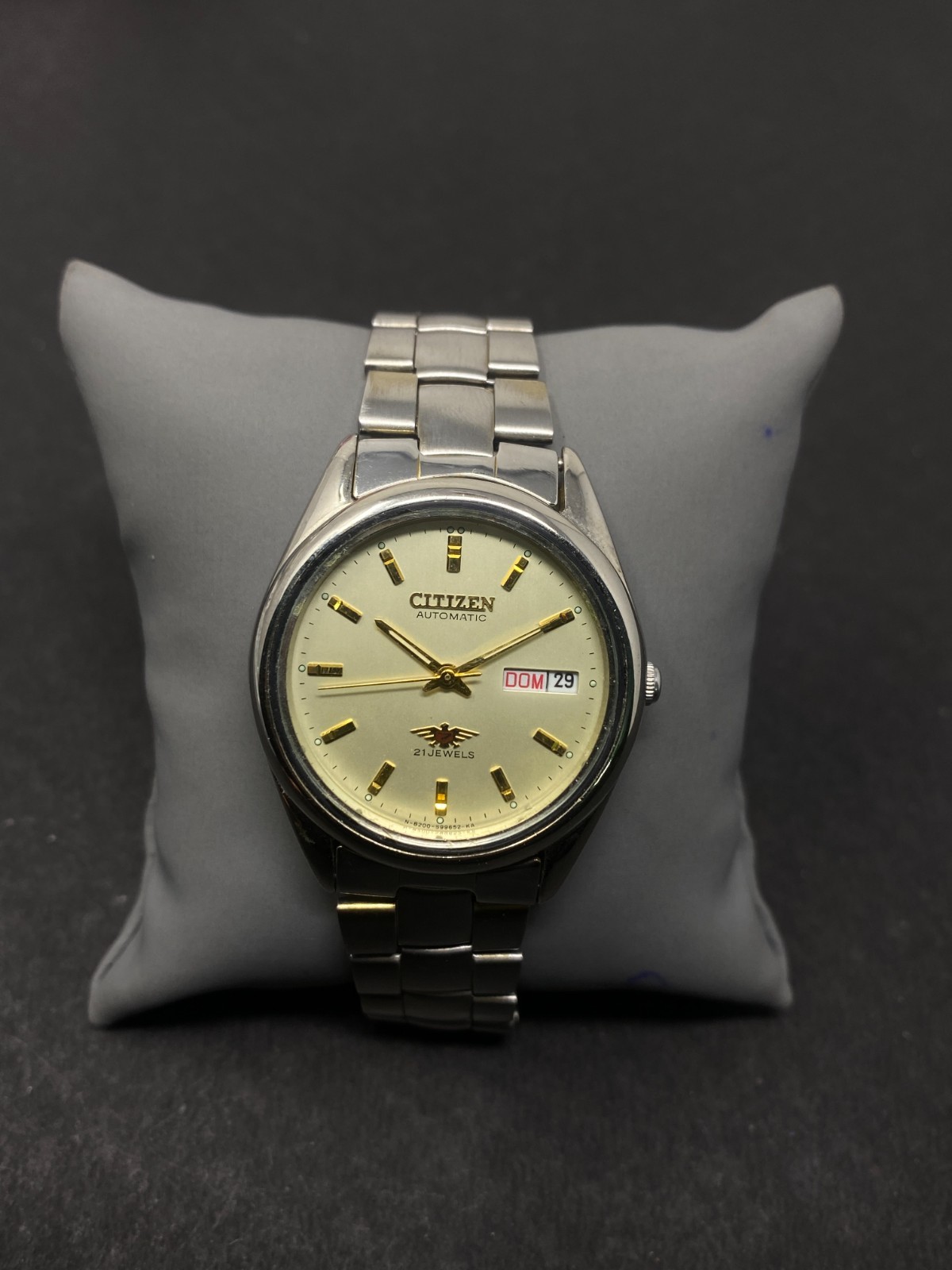 Vintage Citizen Automatic 8200A Japan Movement Day-Date Men’s Wrist Watch