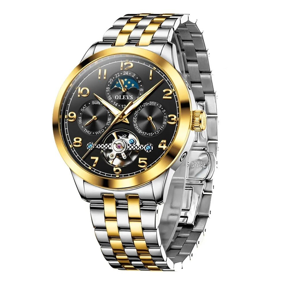OLEVS Automatic Mechanical Waterproof Luxury Watch Date Men’s Wristwatch