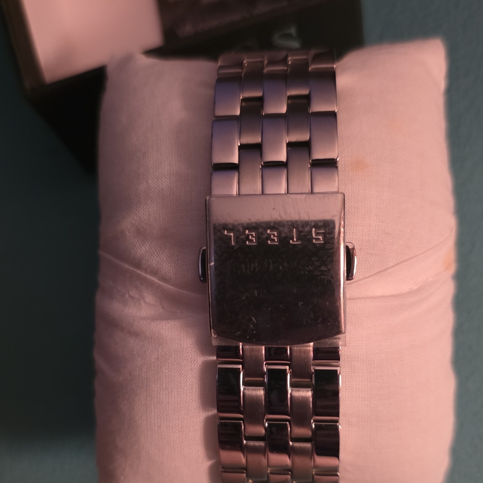 GUESS Men’s Blue Dial Analog Multi-Dial Stainless Steel Silver Bracelet Watch