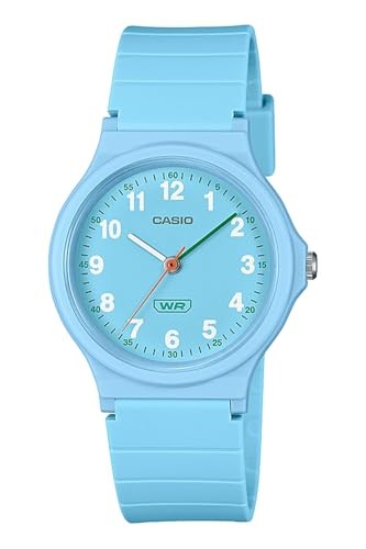 CASIO LQ-24B-2BJF Women’s Blue Analog Quartz Watch Biomass Resin Japan New