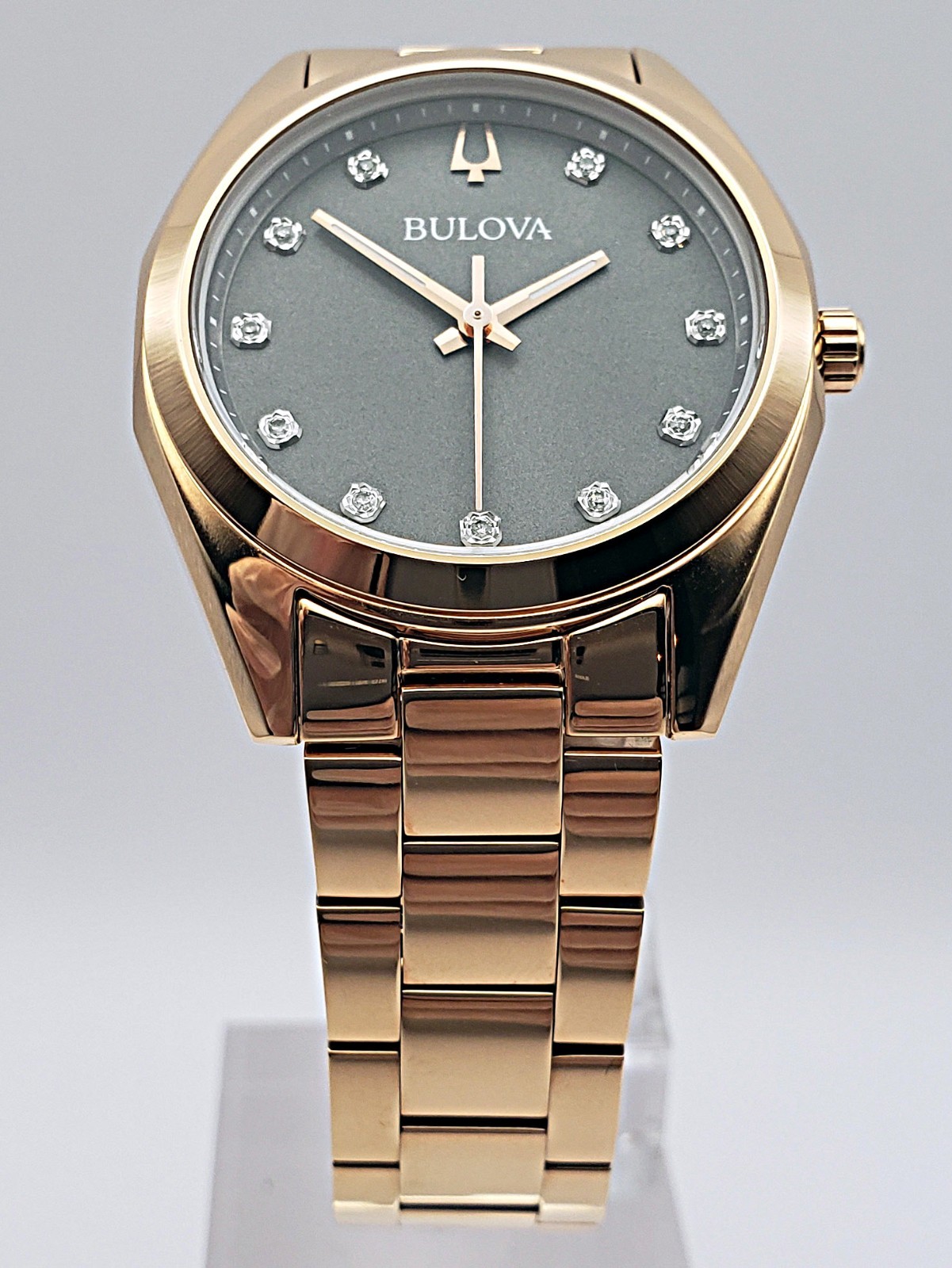 Bulova Women’s 97P156 Surveyor Rose-Gold Quartz Watch