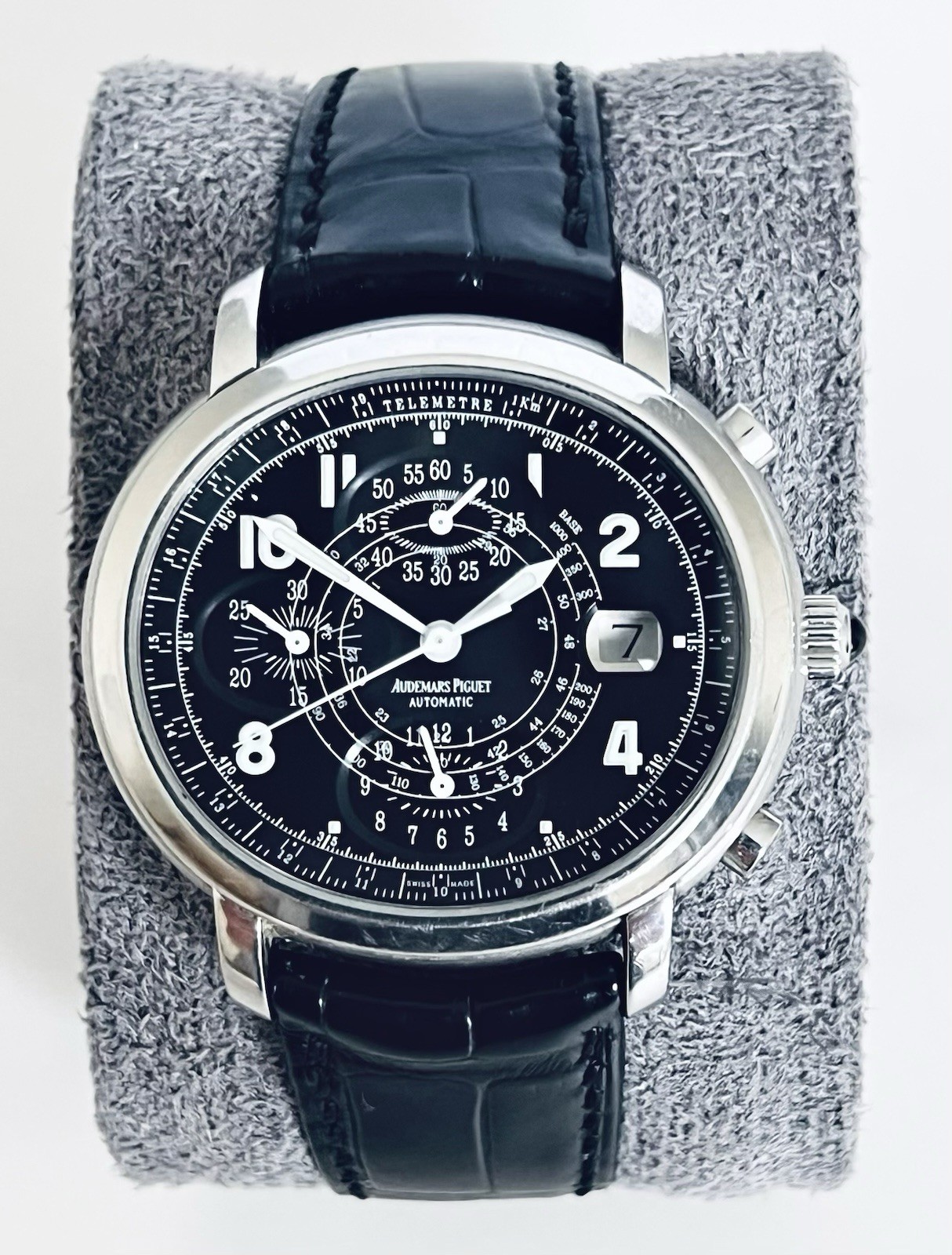 Audemars Piguet Millenary Chronograph 25822ST 41mm Stainless Steel Black Dial
