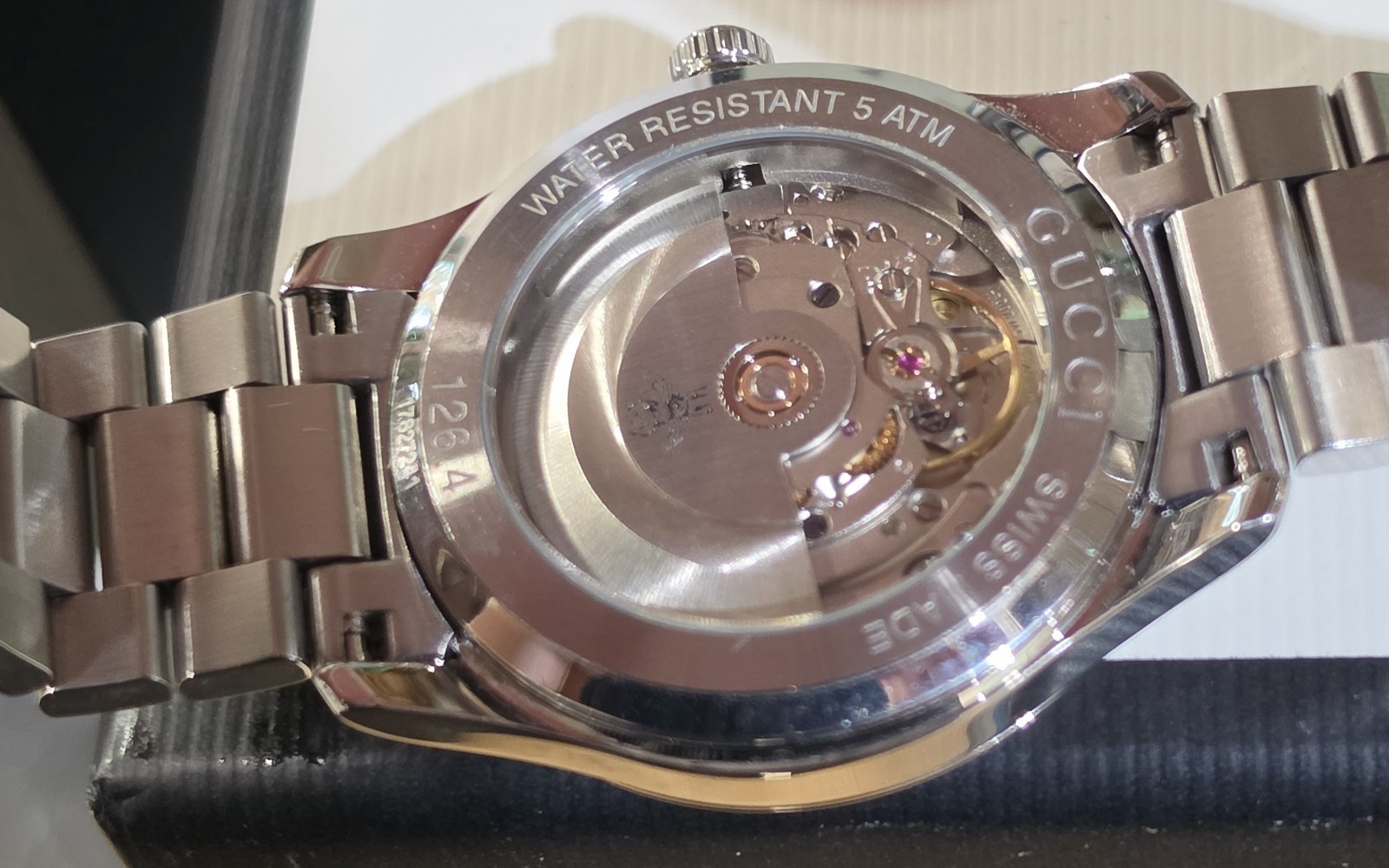 Gucci G-Timeless Automatic Watch 38mm 126.4 Good Working Order