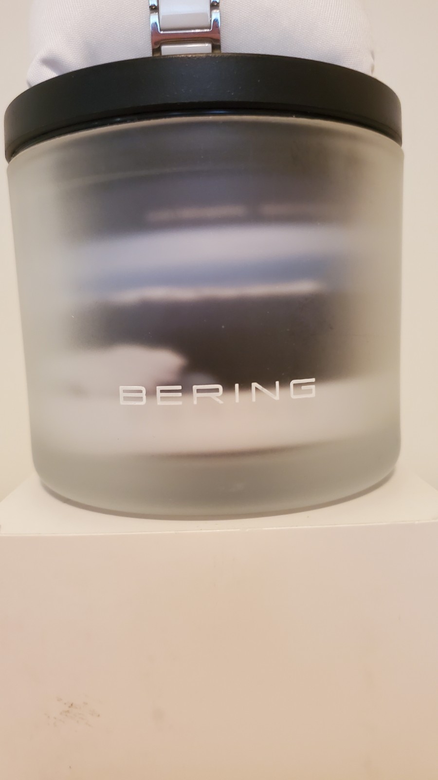 Bering Time Ceramic Silver Stainless Steel Ceramic Links Women’s Watch 11435-754