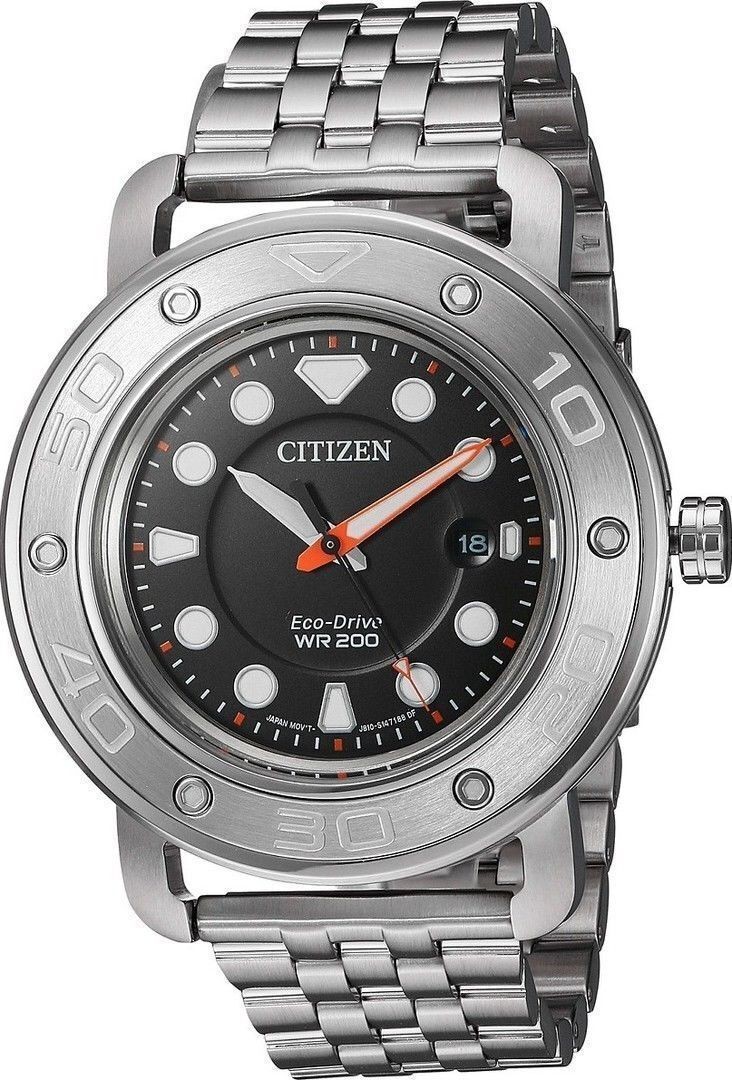 Citizen AW1530 65E Eco DIY Silver Black Stainless Steel Men’s Watch