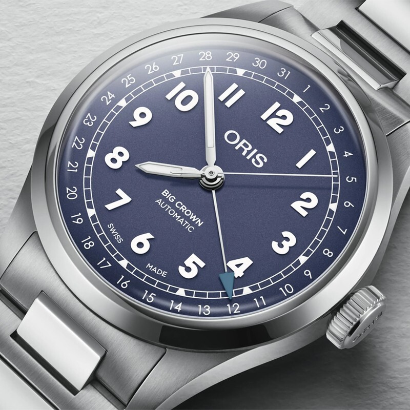 Oris Big Crown Pointer Date 40mm Purple Dial Watch 01 754 7798 4068-07 8 20 06