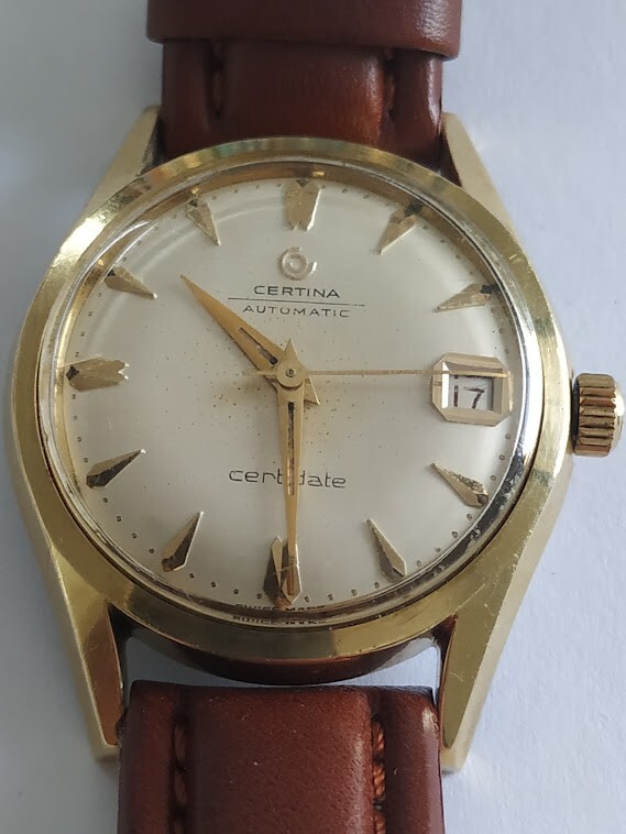 Certina automatic “Certidate” vintage 1960s watch