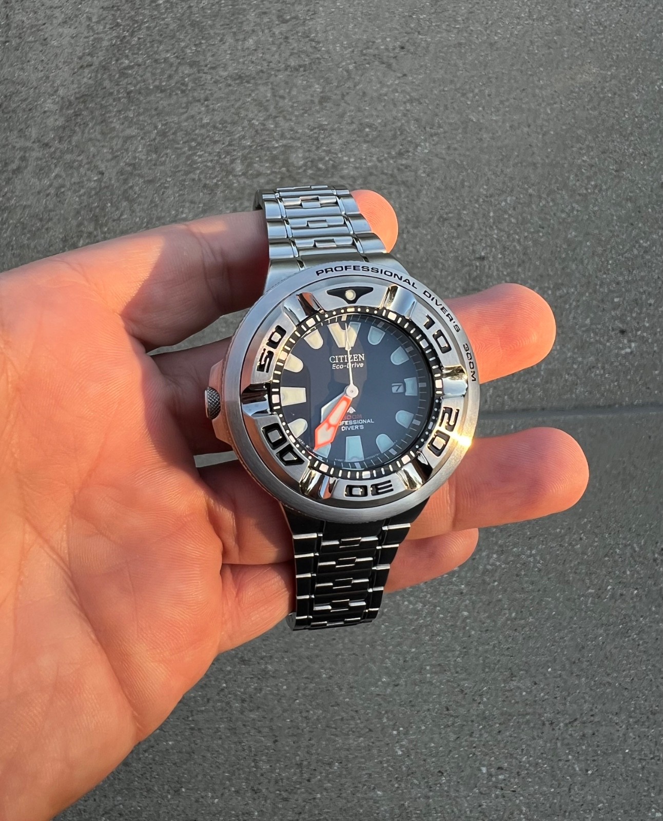 Citizen “Eco-Zilla” – BJ8050-59E , 300M Professional Diver – OnBracelet – Rare