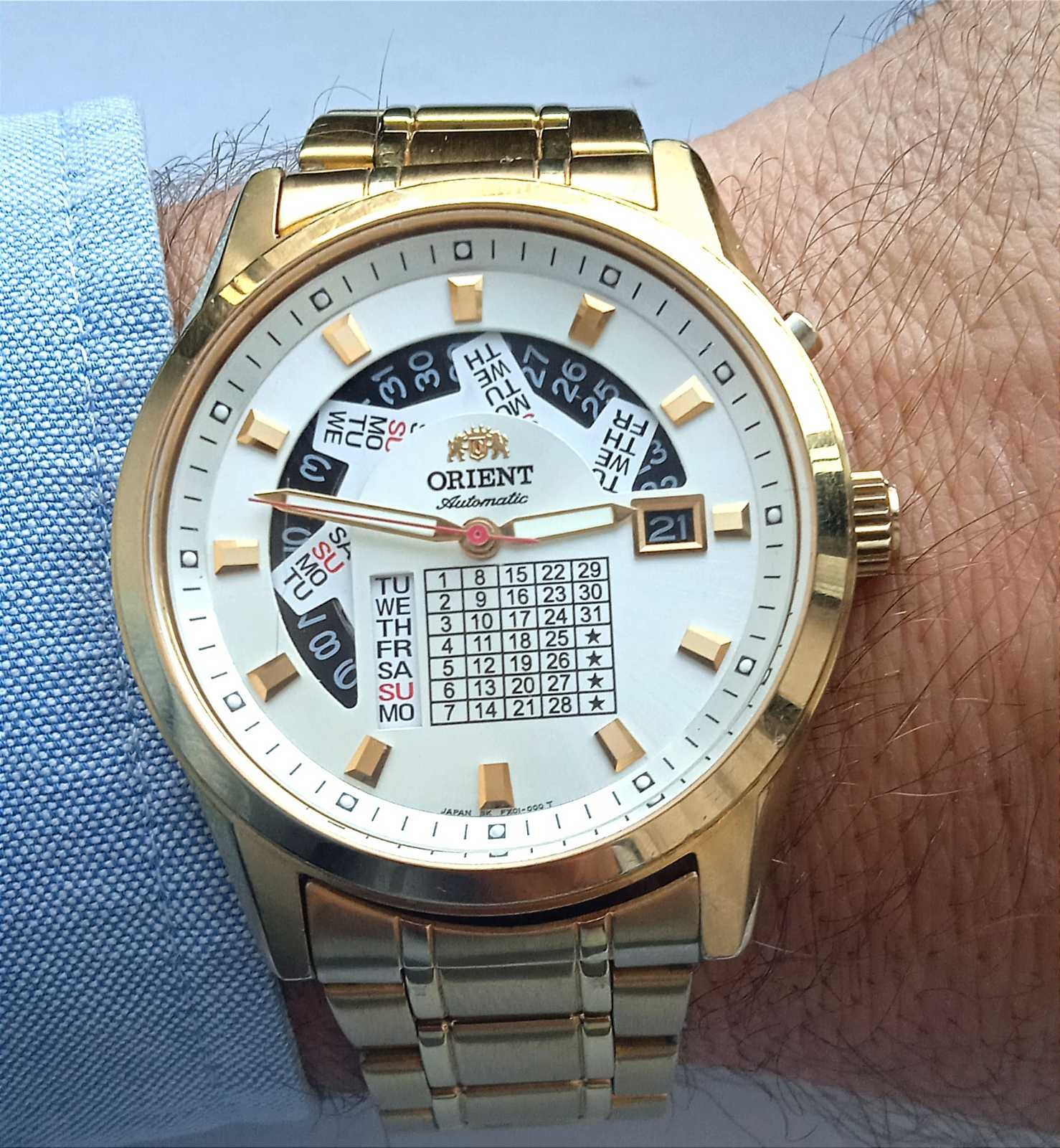 Rare Orient Watch Multi-year Calendar Automatic Men’s