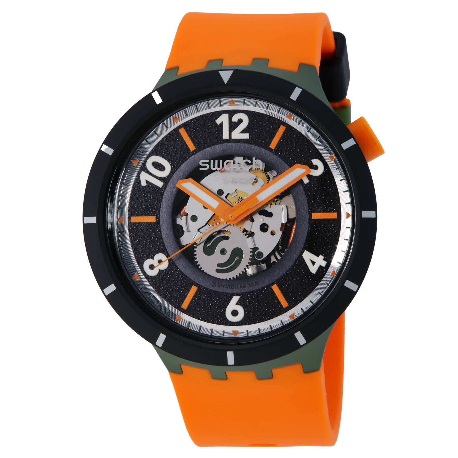 Swatch Power Of Nature Fall-Iage Quartz Black Dial Men’s Watch SB03G107