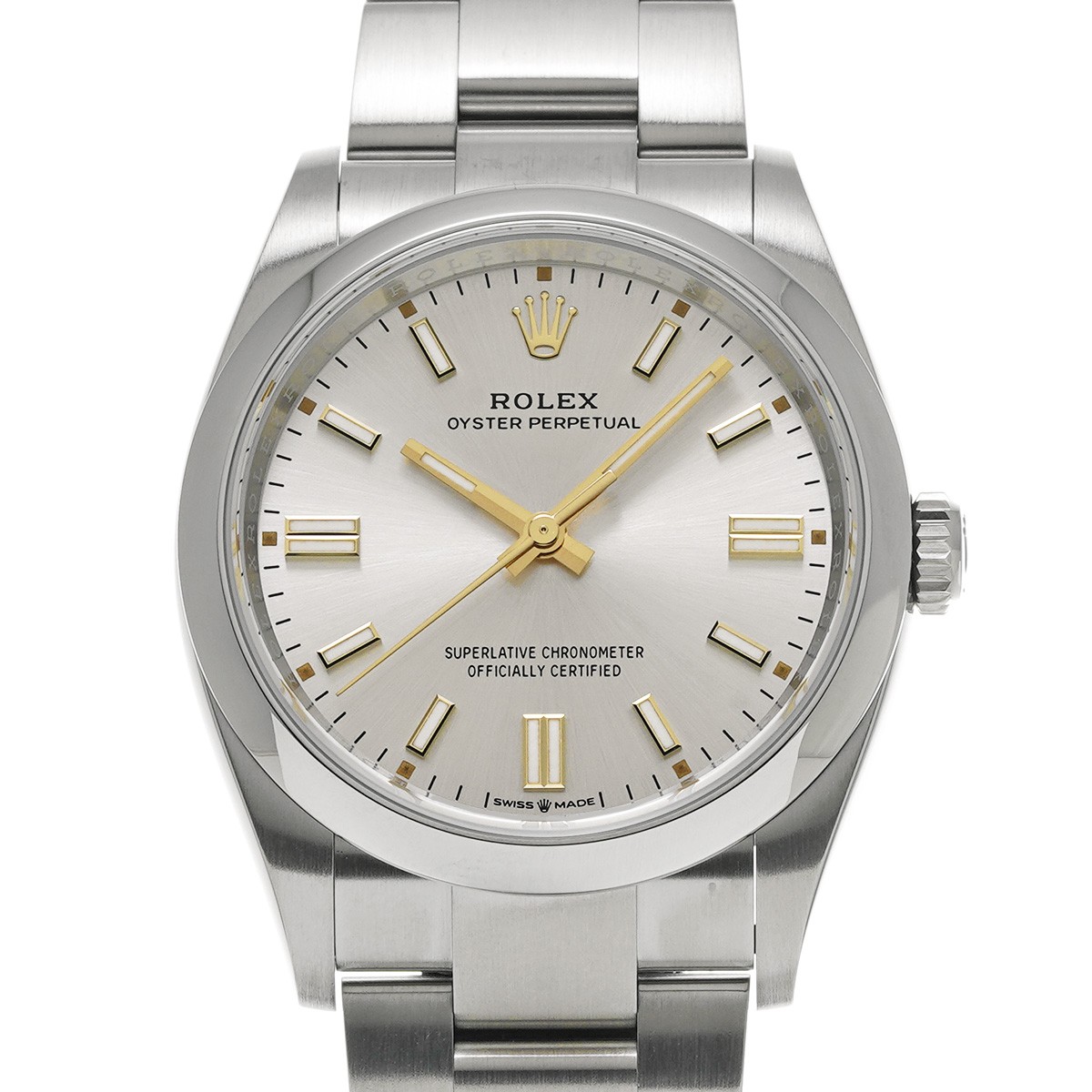 ROLEX Oyster Perpetual 36 126000 Silver WATCH 740981