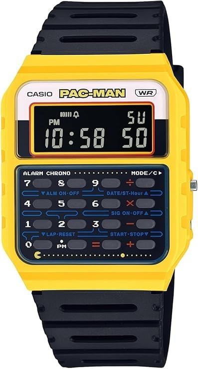 CASIO Classic PAC-MAN Collaboration Limited Watch CA-53WPC-1BJR Yellow 2024