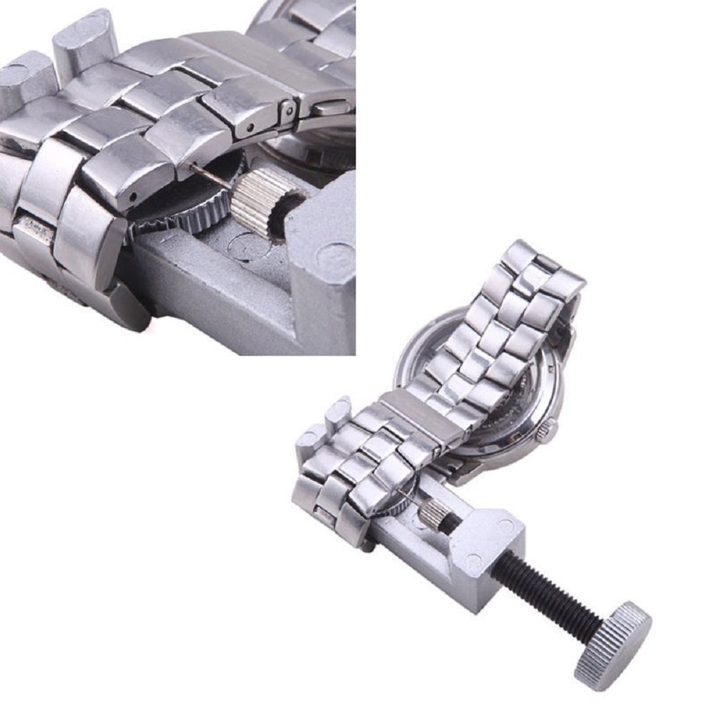 Metal Adjustable Watch Band Strap Bracelet Link Pin Remover Repair Tool Kit Set