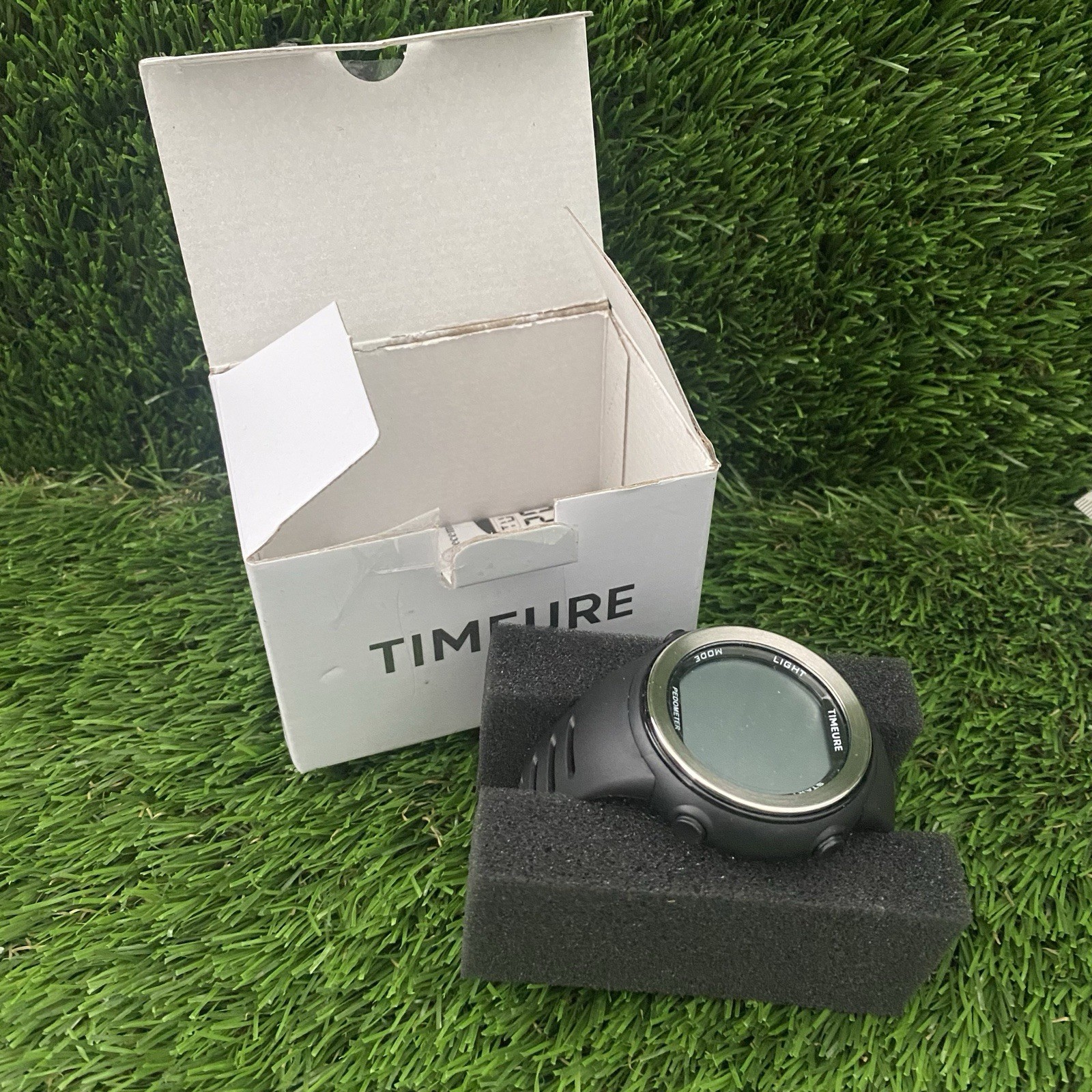 Timeure Mens Pedometer Watch Step Counter No App Waterproof 50M LED Backligh
