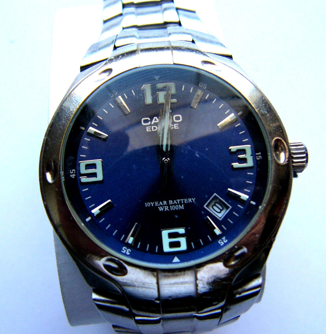 Casio Edifice EFB-109D-2AV Analog Quartz Blue Dial SS Bracelet