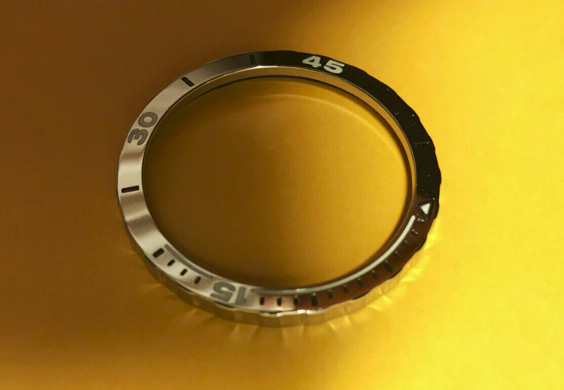 60MIN REDUCED DIAMETER POLISHED LUMED BEZEL VOSTOK AMPHIBIAN KOMANDIRSKIE 38PPG