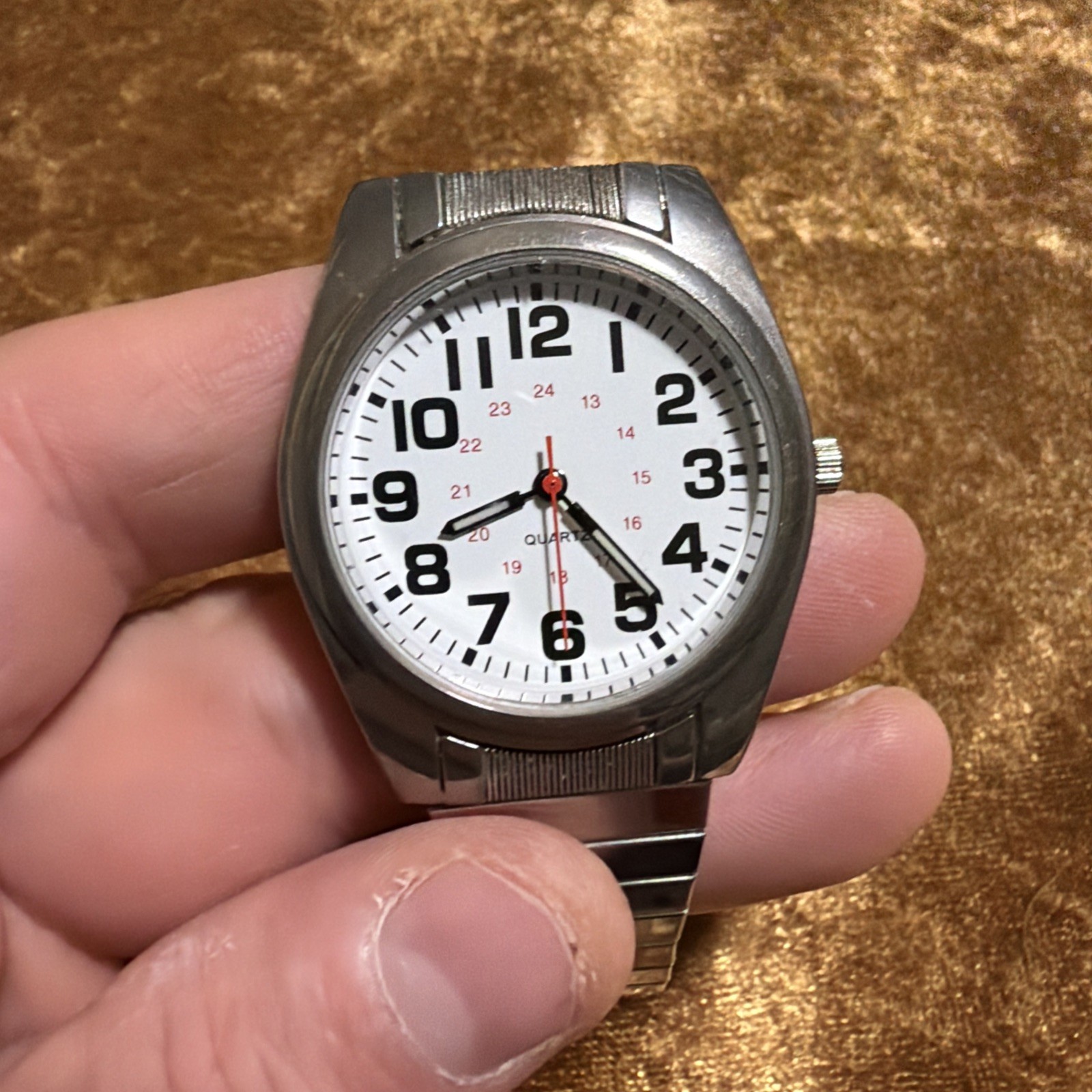 Quartz Wrist Watch – Japan Movement – Stainless Steel Bac
