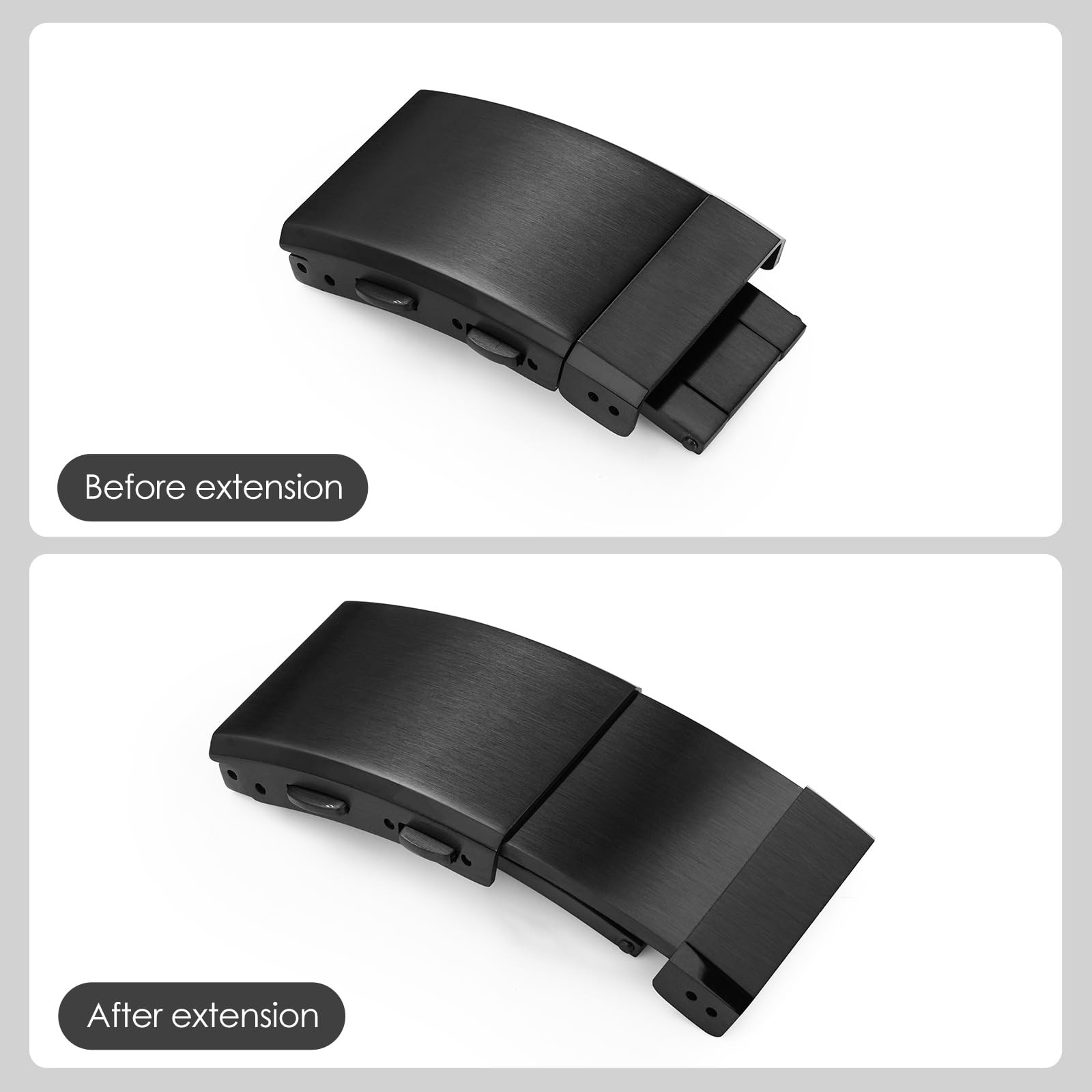 Watch Buckle Folding Deployment Clasp Replacement for Stainless Steel Watchband