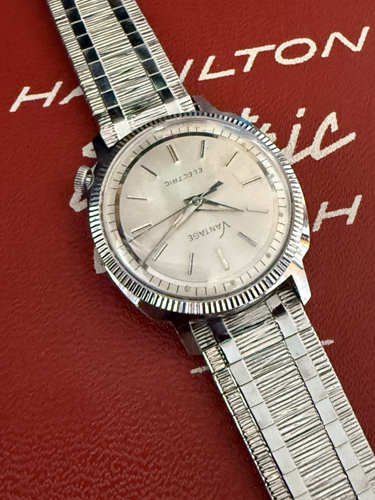 Vantage Hamilton Electric Watch-Refurbished New Contact-WARRANTY-34.60mm-VIDEO
