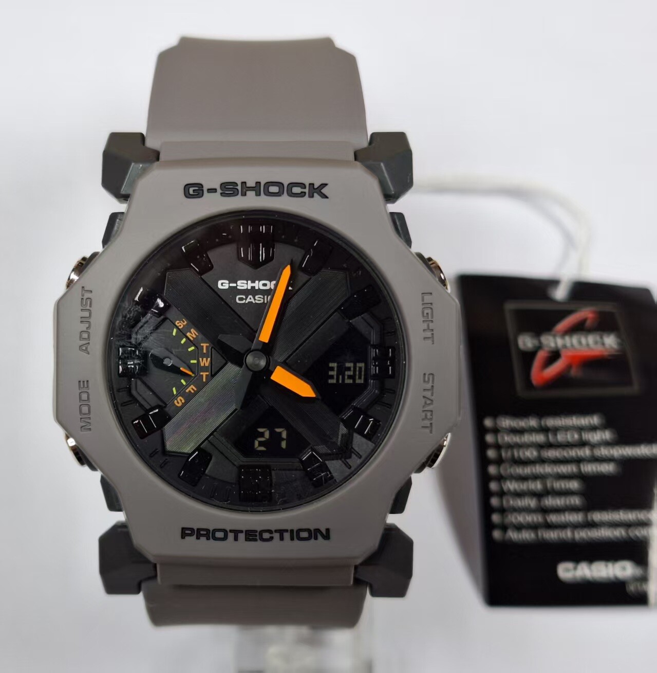 Casio G-SHOCK GA-2300-8A Analog Digital Men’s Watch Limited Gray GA23008A