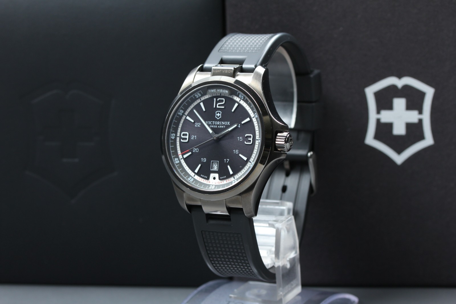 [NEAR MINT] Victorinox Swiss Army Night Vision GMT 241596 Quartz Mens Watch JPN
