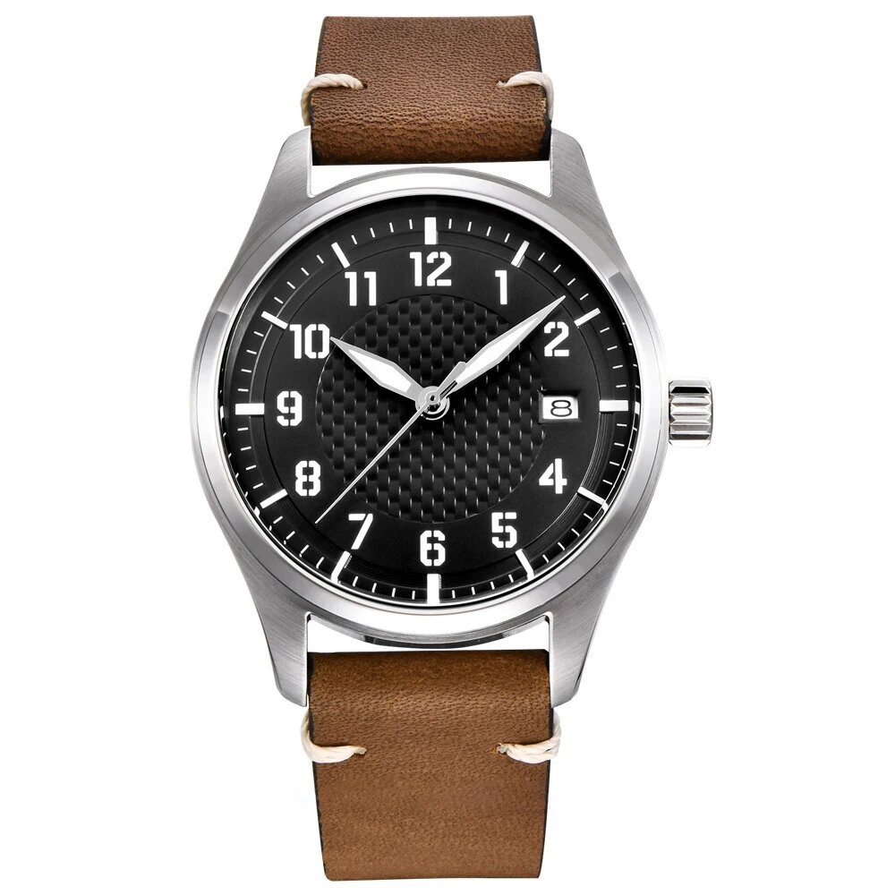40mm Sterile Green Black White Brown Luminous Dial NH35 Automatic Mens Watch