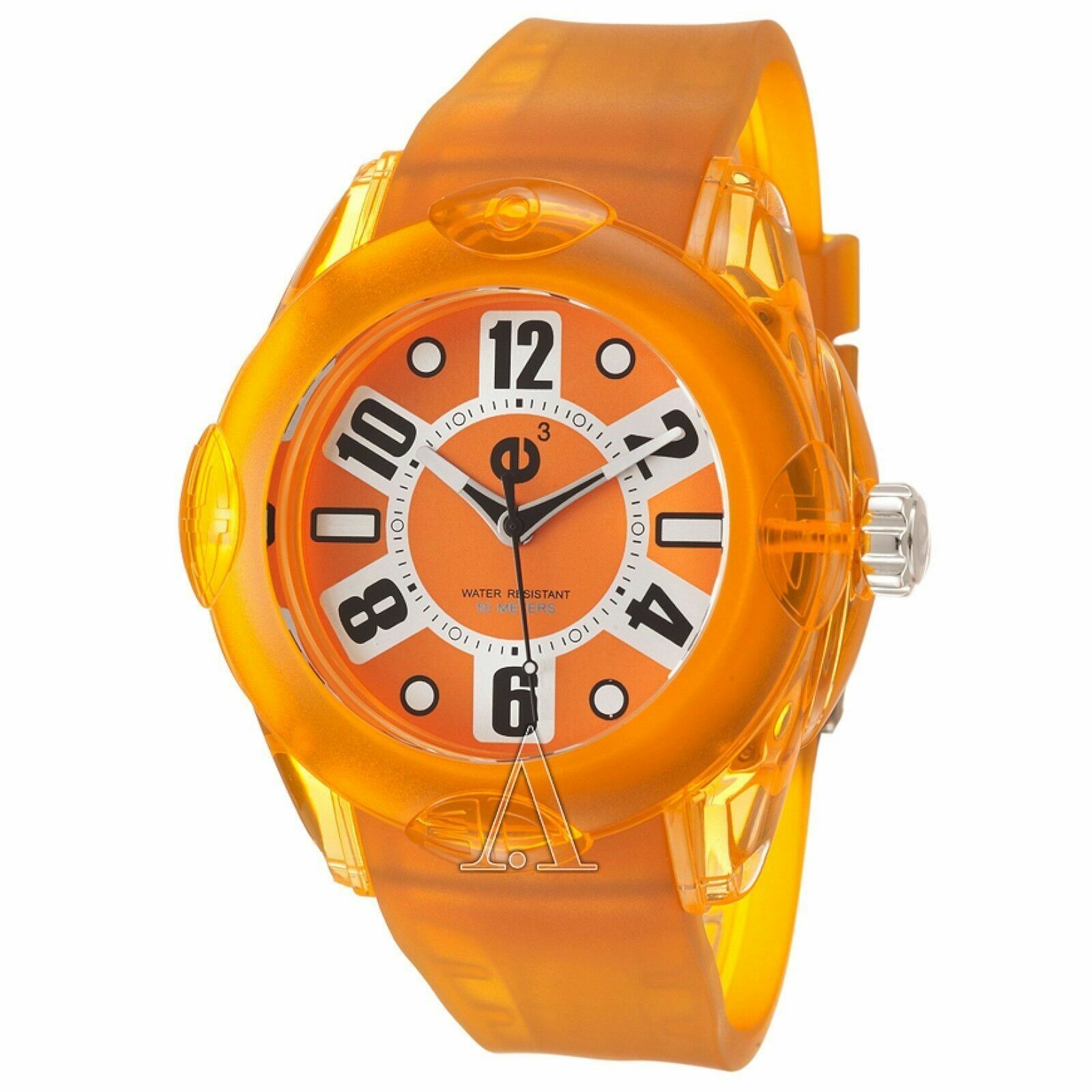 NEW Tendence 02013044 Womens Rainbow Watch Analog Orange XL Water Resistant