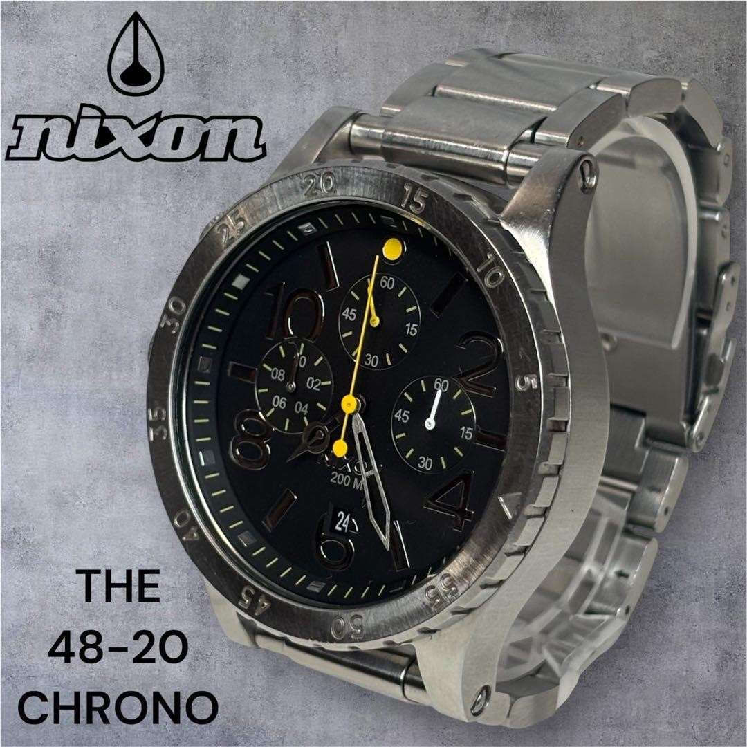 Nixon 48-20 Chrono Simplify Diver Chronograph Quartz Wrist 17.5-19.5cm/6.9-7.7in