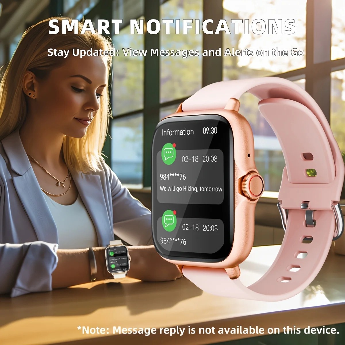 Smart Watch 1.83” Full Touch Display Bluetooth Call Fitness Tracker for Android